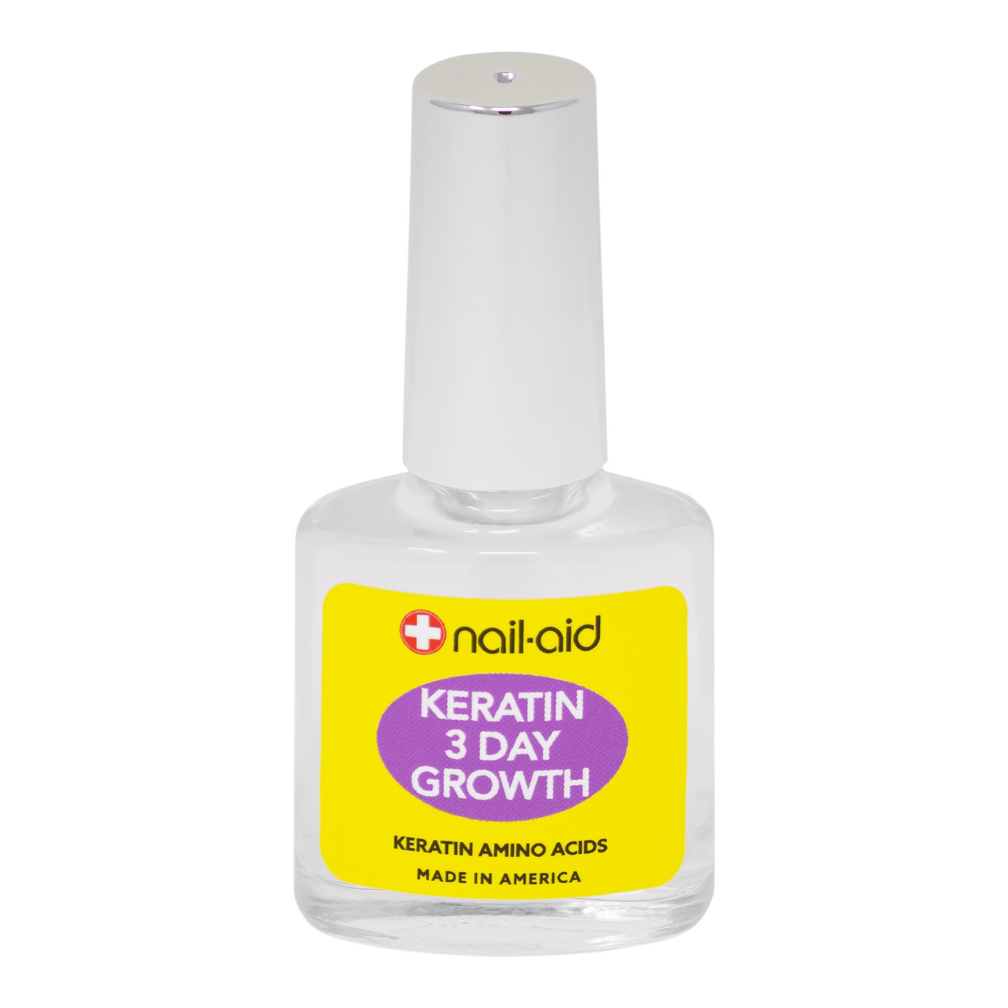 Nail-Aid Keratin 3 Day Growth Nail Treatment & Strengthener, 0.55 fl oz