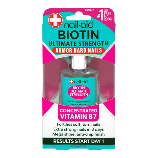 Nail-Aid - Biotin Ultimate Strength Nail Treatment & Strengthener, 0.55 fl oz