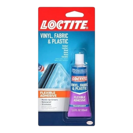 Loctite: Vinyl, Fabric & Plastic Transparent Flexible Adhesive, 1 fl oz