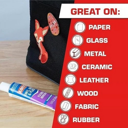 Loctite: Vinyl, Fabric & Plastic Transparent Flexible Adhesive, 1 fl oz