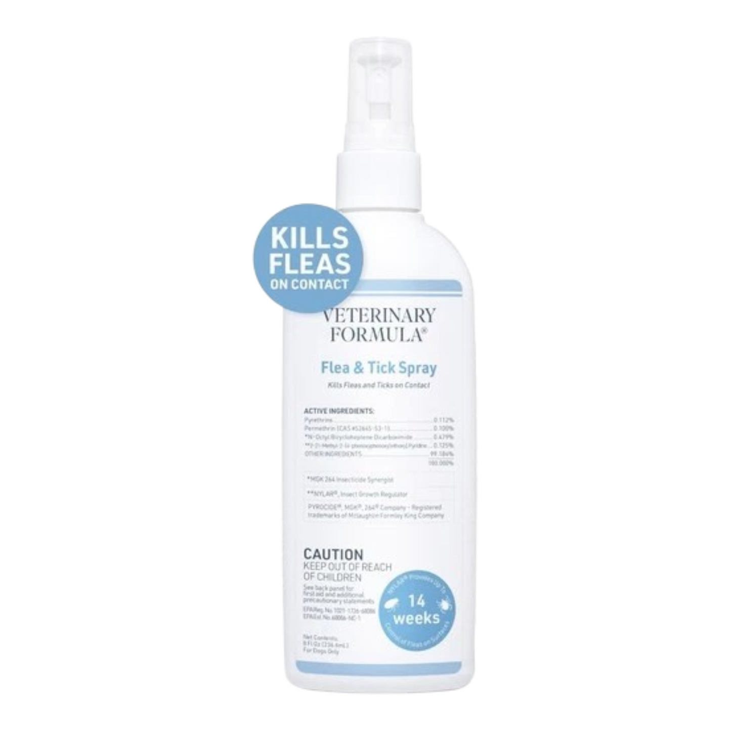 Veterinary Formula Flea and Tick Spray for Dogs, 8 oz - Easy-to-Use